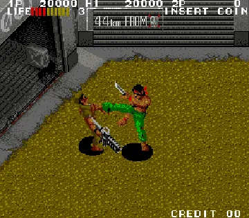 Ikari III - The Rescue screen shot game playing